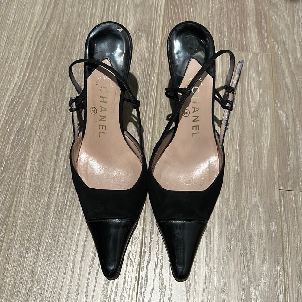 Chanel Slingback Heels